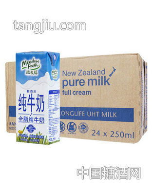 纽麦福Meadow-Fresh全脂纯牛奶250ml