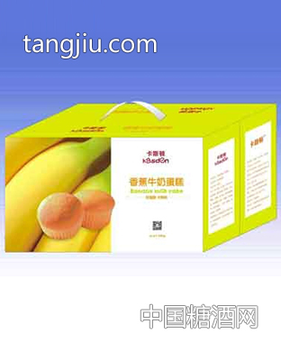 卡斯顿香蕉牛奶蛋糕礼盒装
