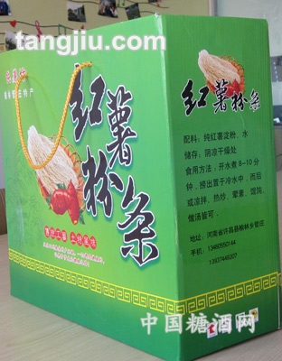 纯红薯粉条盒装