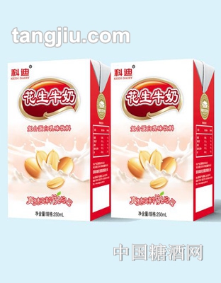 科迪花生牛奶250ml