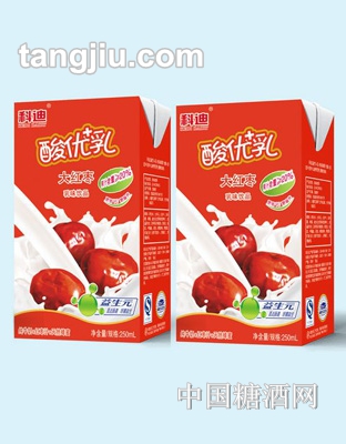 科迪酸优乳大红枣味250ml