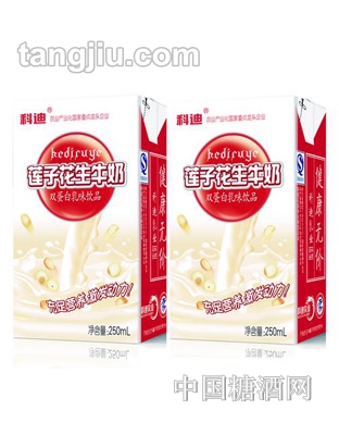 科迪莲子花生牛奶250ml