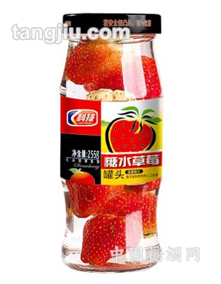 糖水草莓罐头255g