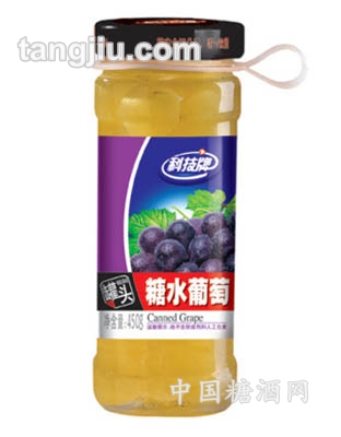 糖水葡萄罐头450g