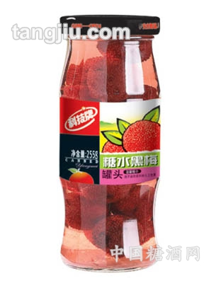 糖水杨梅罐头255g