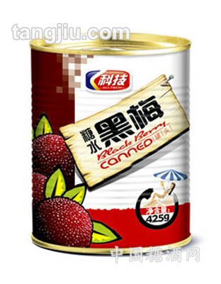糖水黑梅罐头425g