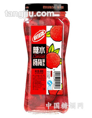 糖水杨梅罐头800g