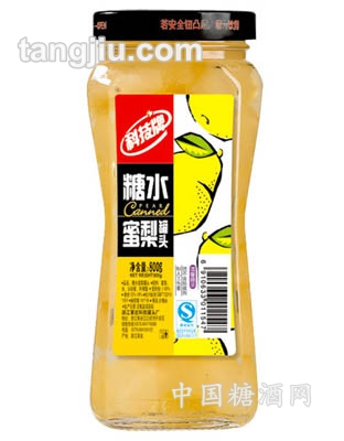 糖水蜜梨罐头800g
