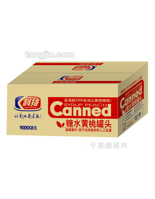 糖水黄桃罐头900g