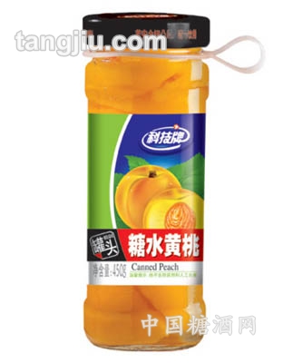 糖水黄桃罐头450g