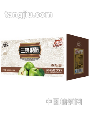 三锋百分比苹果醋410ml