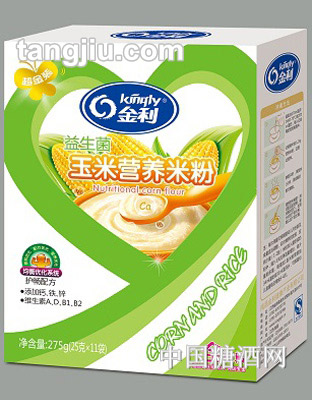 金利益生菌玉米营养米粉25g