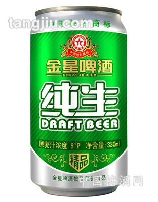 金星纯生啤酒8度330ml