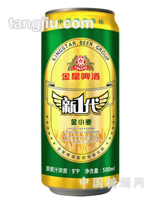 新一代金小麦啤酒500ml