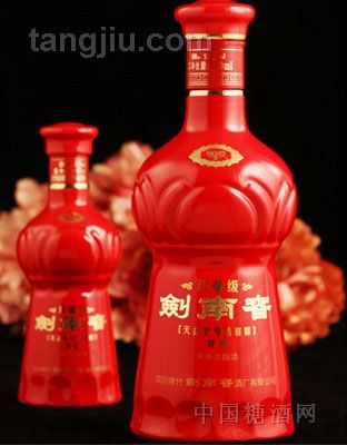 剑南春陶瓷酒瓶