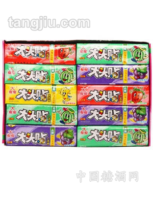 大头贴纹身口香糖