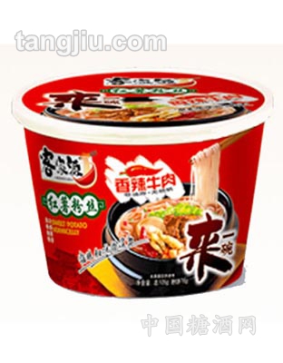 桶装红薯方便粉丝（香辣牛肉）