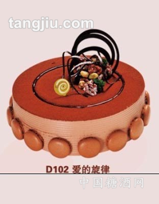 爱的旋律生日蛋糕