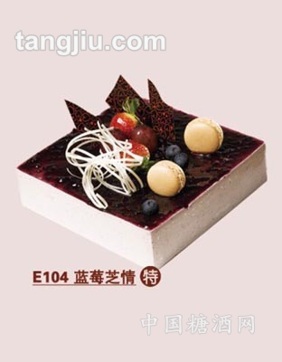 蓝莓芝情慕斯