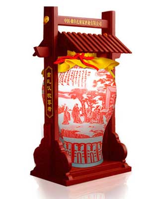 孔府家酒儒雅香-大红花