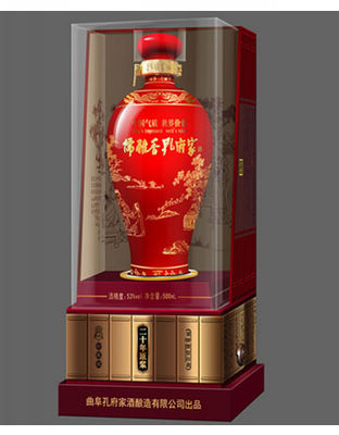 孔府家酒儒雅香-大红