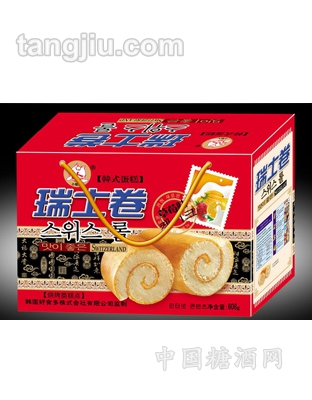 小猫人608克瑞士卷礼盒装（草莓味）