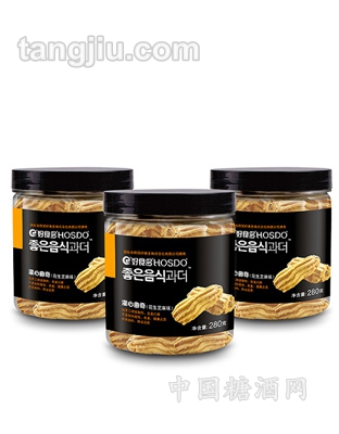 好食多280克罐心曲奇罐装花生芝麻味