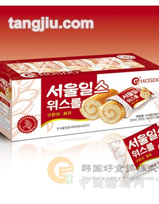 好食多300克瑞士卷出口装
