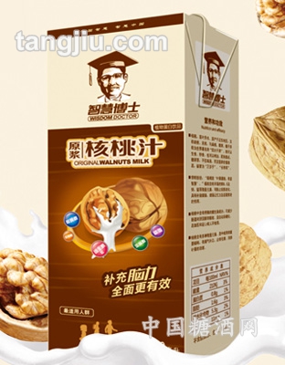 智慧博士原浆核桃汁——利乐砖