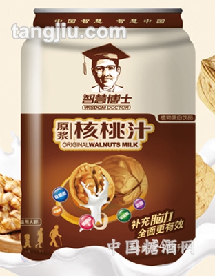 智慧博士原浆核桃汁——易拉罐