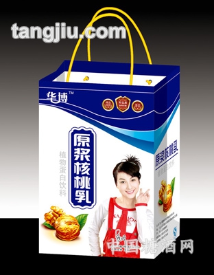新品华博原浆核桃乳礼盒