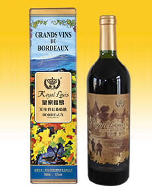 路易30年干红葡萄酒（铁筒）