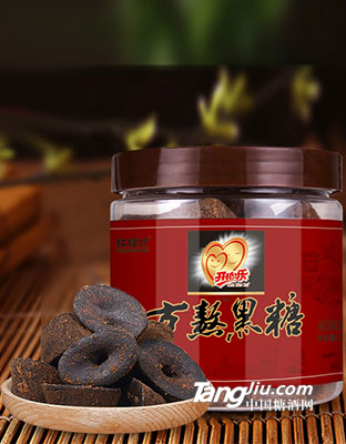 开心乐-古熬黑糖（元宝型）-220g