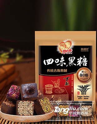 开心乐-四味黑糖（独立装）-300g