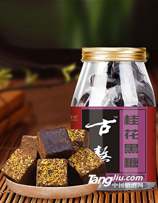 开心乐-桂花黑糖（瓶装）-110g