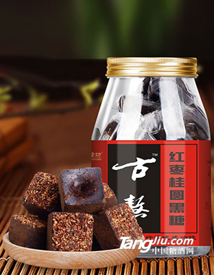 开心乐-红枣桂圆黑糖（瓶装）-110g