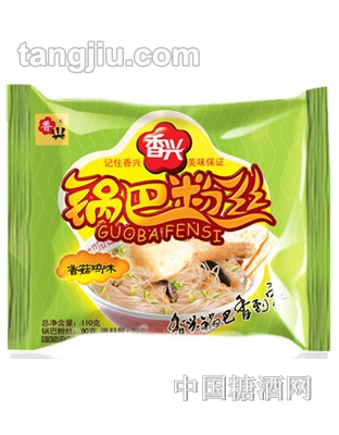 香兴锅巴粉丝香菇鸡味110g