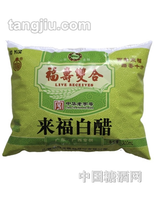 福寿双合来福白醋300ML