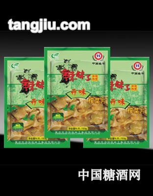 辣妹子开味榨菜片150g