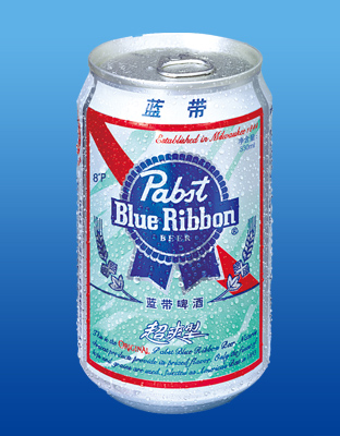 蓝带超爽啤酒
