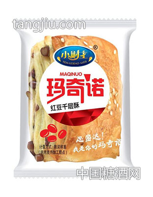 绿豆千层酥面包