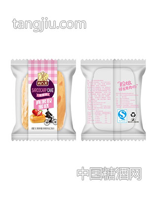 真果粒草莓味蛋糕