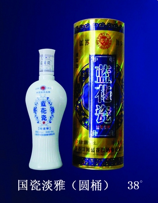 国瓷淡雅（圆桶）38度