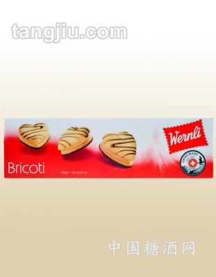 瑞士(万恩利)心形奶油夹心焦糖味饼干