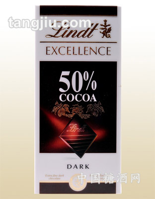 法国(瑞士莲)排装50%可可黑巧克力