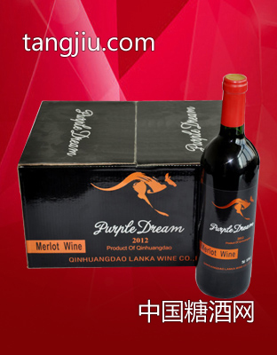 兰卡袋鼠美乐干红葡萄酒2012