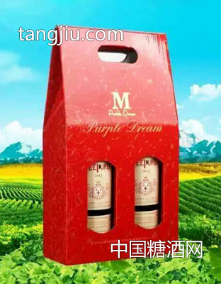 梦幻庄园葡萄酒一提两瓶