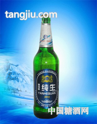 青岛崂岸啤酒588ml蓝色经典纯生啤酒
