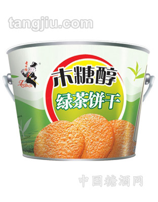 700克木糖醇绿茶饼干