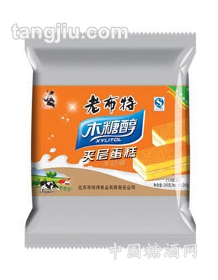 240克木糖醇夹层蛋糕（牛奶味)